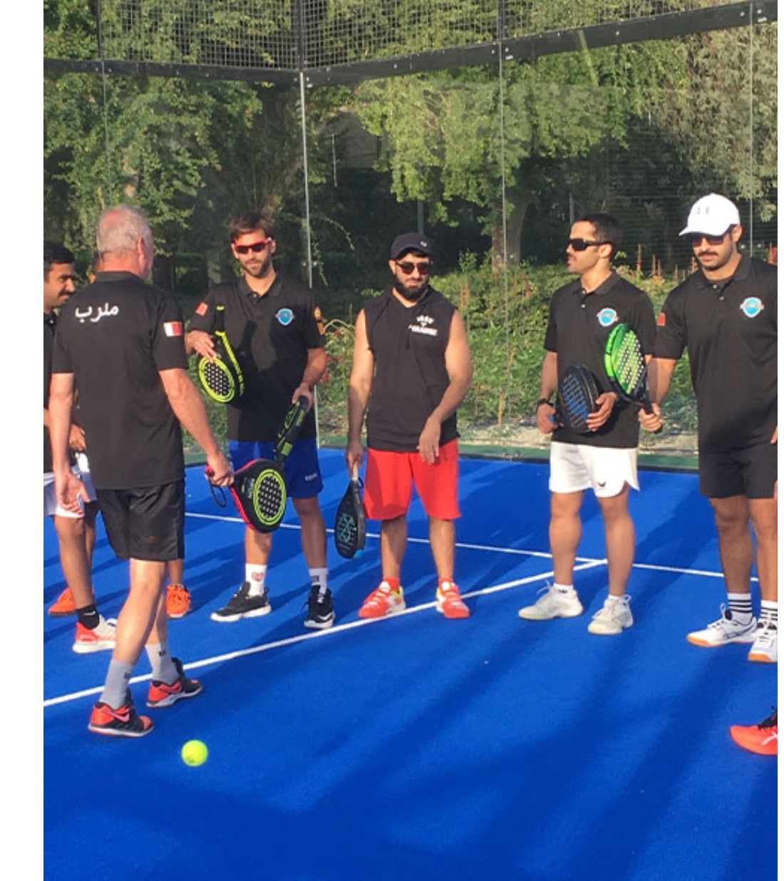 Eventbooking.top, ALPA-Management.com Padel Camp, Clinic overview with Padel Players Qatar and Best Padel Coach Paul van Oostveen