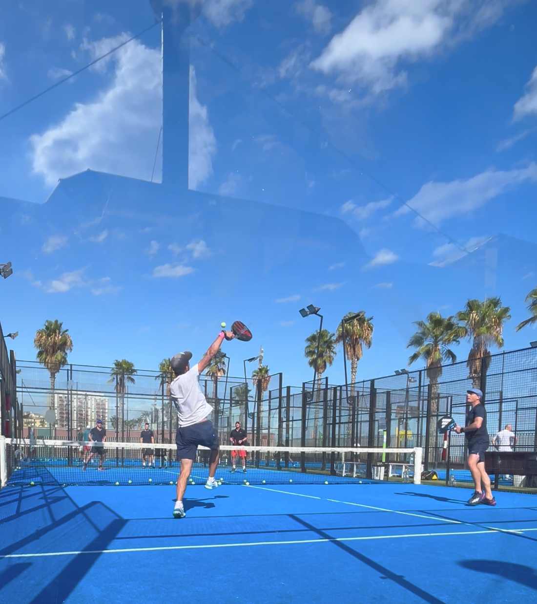 Intensive Padel Play, IPP Match Play action at Club Natacio Atletic-Barceloneta at W Hotel Barcelona, Spain