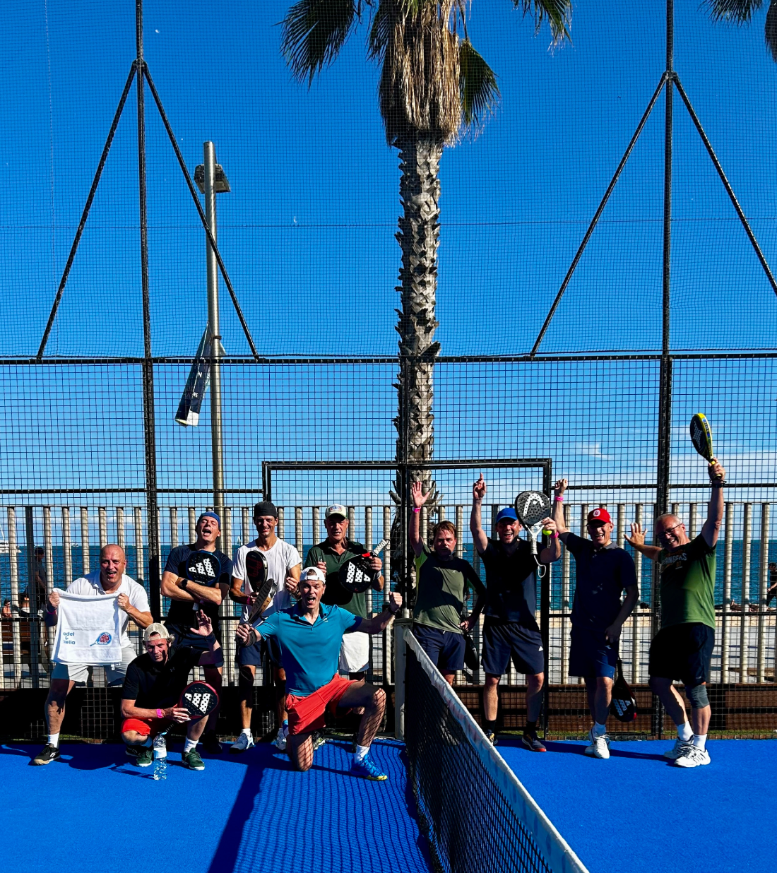 Intensive Padel Play, IPP Padel Camp dutch Padel players at Club Natacio Atletic-Barceloneta at W Hotel Barcelona, Spain