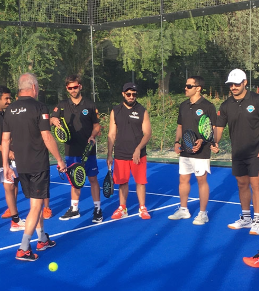 Padel Training by nr 1 Padel trainer , coach Paul van in Qatar, Doha Padel Camp, Clinic for alpa-managment-eventbooking.top